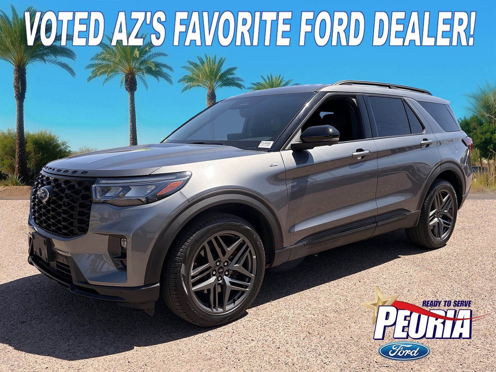 Certified 2025 Ford Explorer ST-Line w/ ST-Line Street Pack AWD/4WD image 1