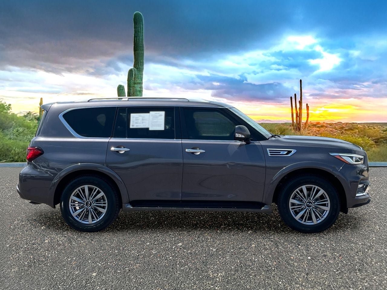 Certified 2023 INFINITI QX80 Luxe w/ All-Season Package RWD image 6