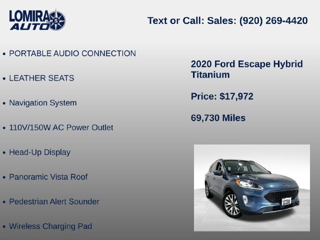 Used 2020 Ford Escape Titanium w/ Titanium Premium Package 2.0 AWD/4WD image 27