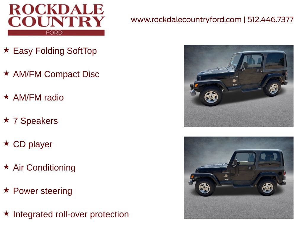 Used 2002 Jeep Wrangler Sahara AWD/4WD image 8