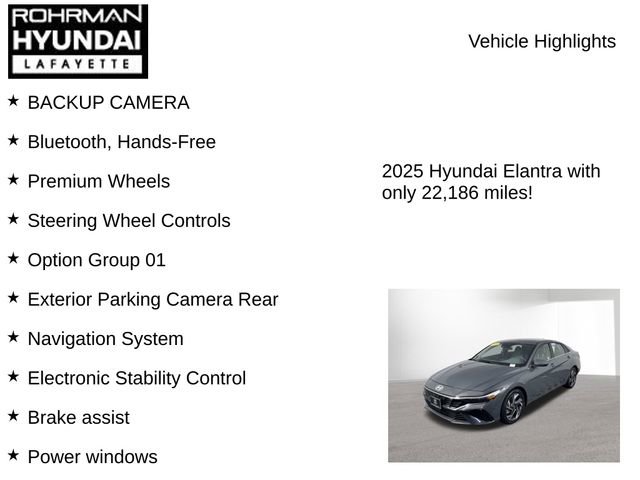 Certified 2025 Hyundai Elantra SEL FWD image 7