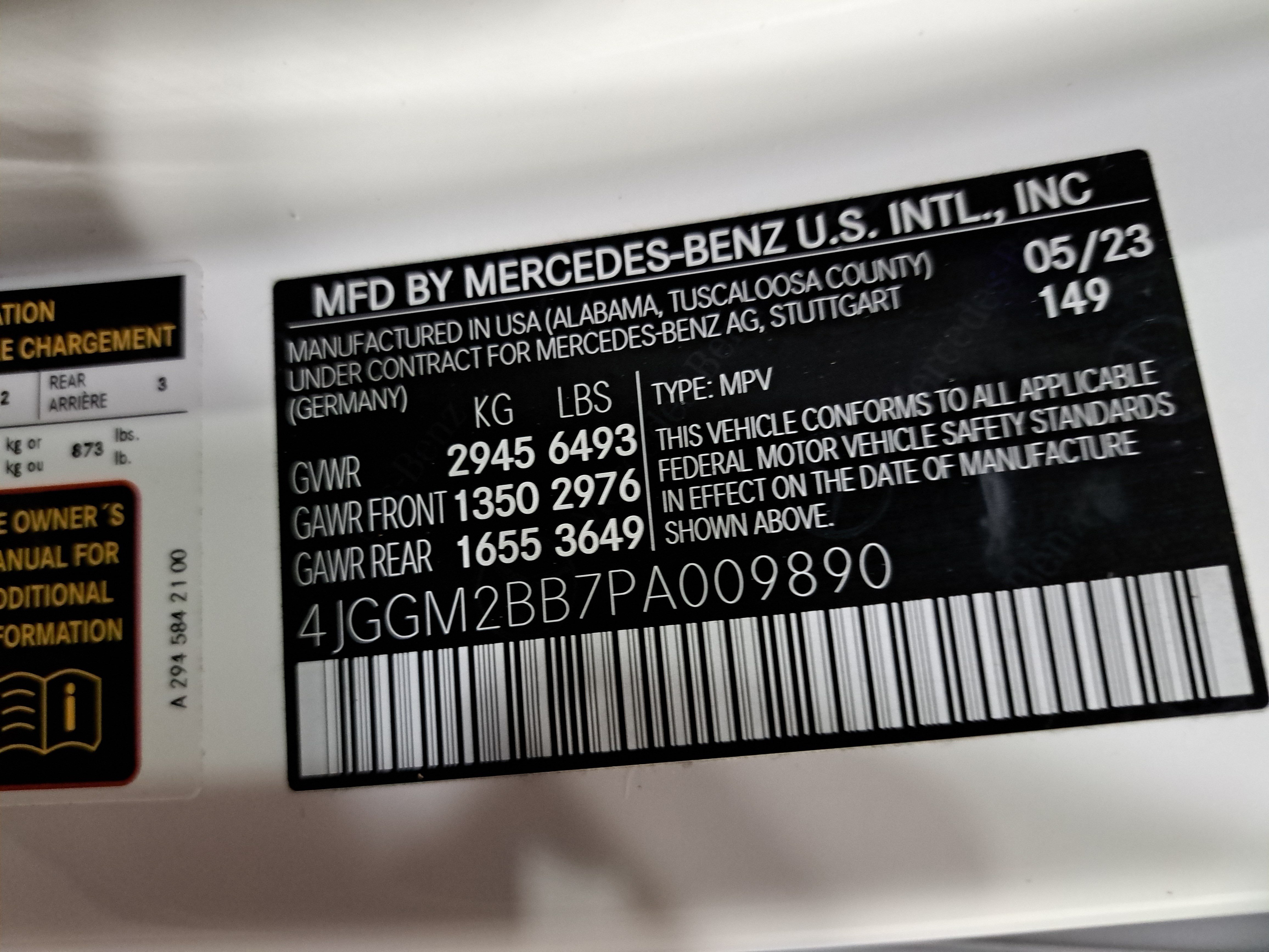 Certified 2023 Mercedes-Benz EQE 350+ SUV image 39