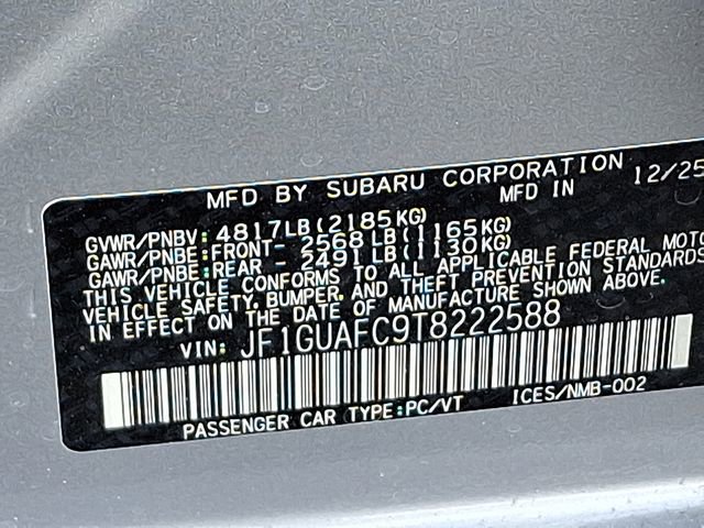 New 2026 Subaru Impreza 2.0i Sport image 23