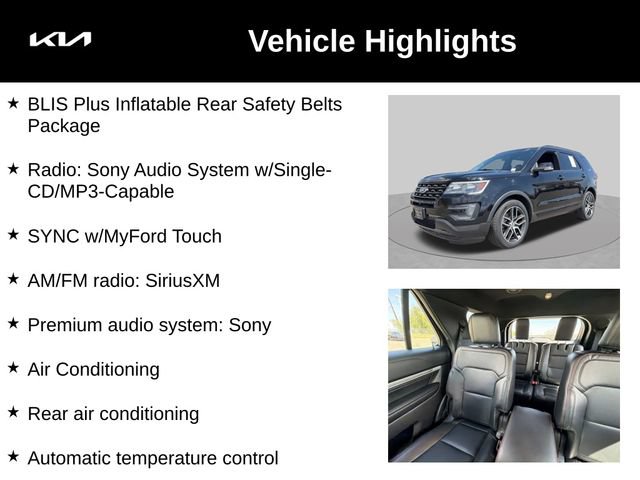 Used 2016 Ford Explorer Sport w/ Equipment Group 401A AWD/4WD image 10