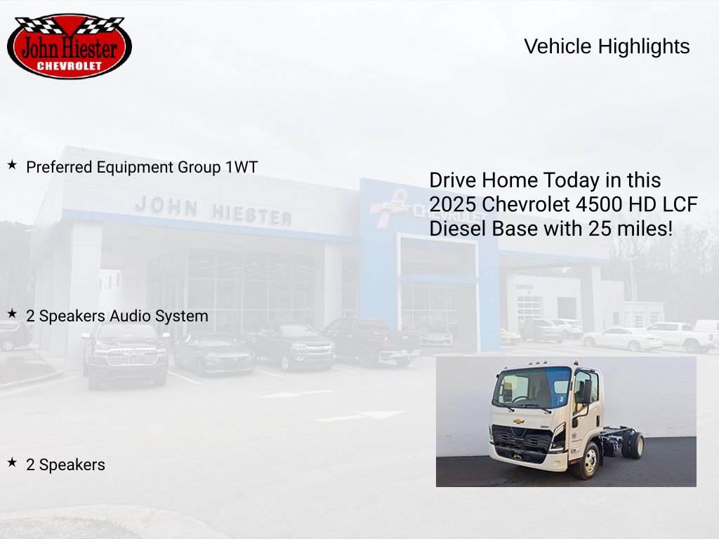 New 2025 Chevrolet Low Cab Forward 4500 XD RWD image 3