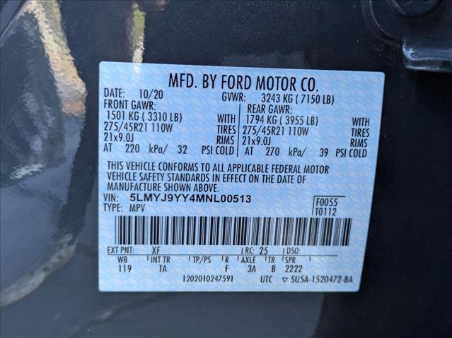 Used 2021 Lincoln Aviator Black Label Grand Touring w/ Class IV Trailer Tow Package AWD/4WD image 24