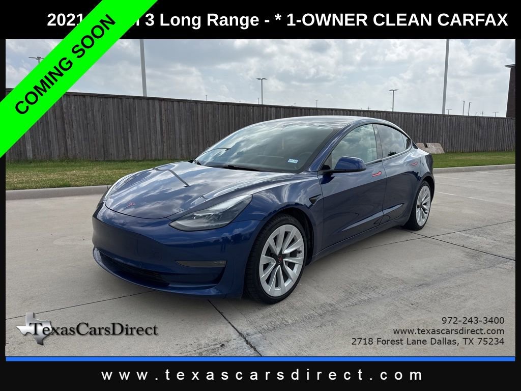 Used 2021 Tesla Model 3 Long Range