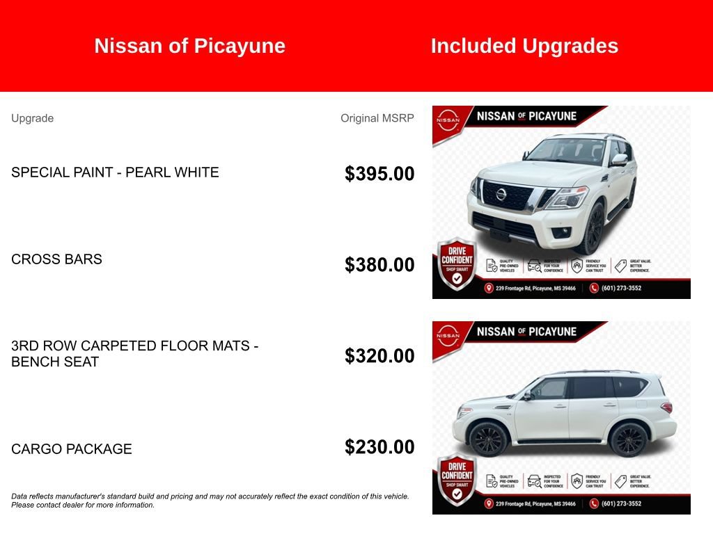 Used 2020 Nissan Armada Platinum w/ Cargo Package AWD/4WD image 7