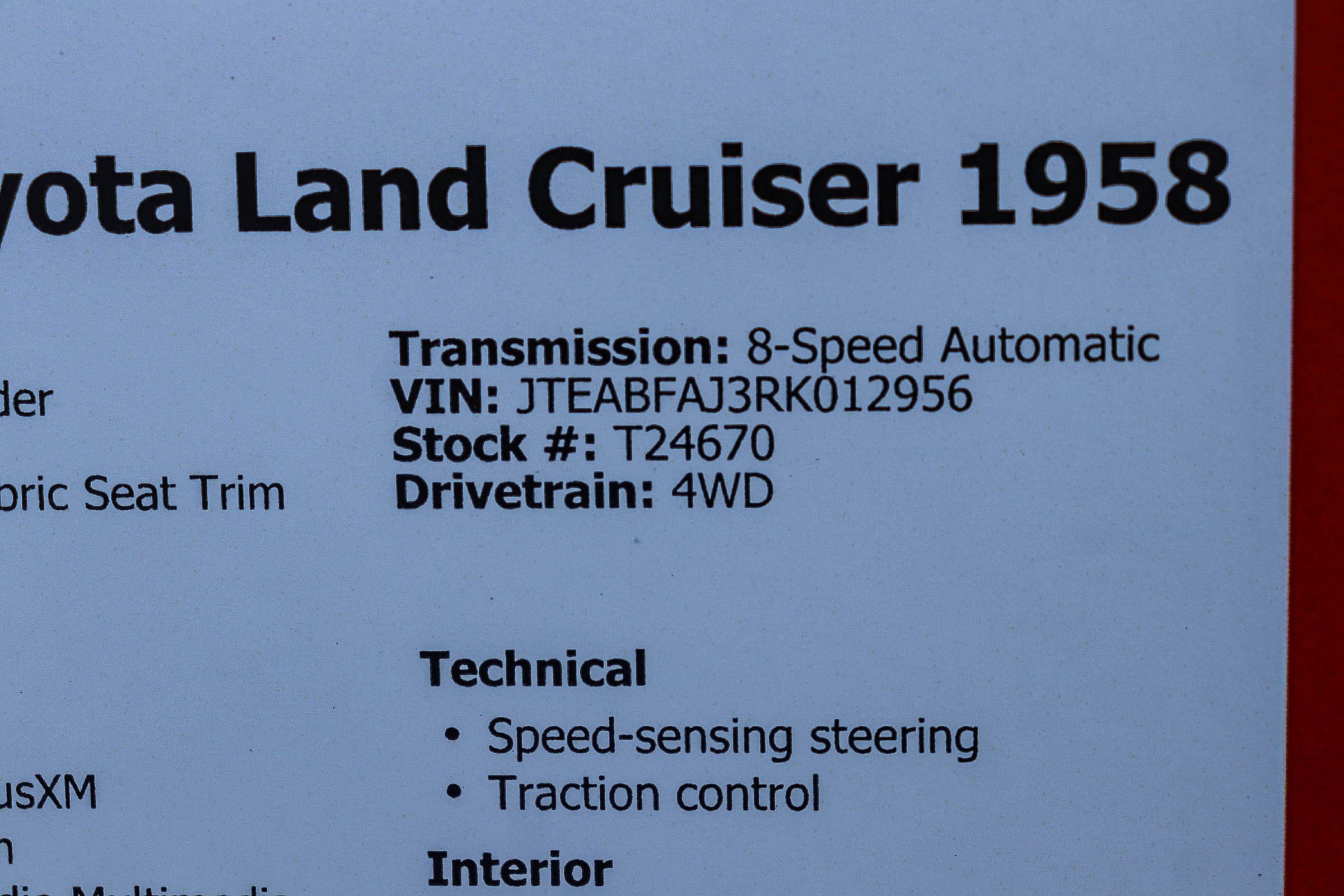 Certified 2024 Toyota Land Cruiser 1958 image 29