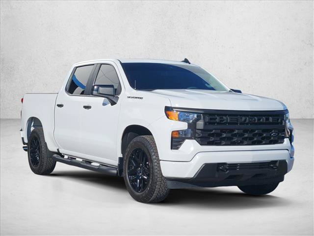 Certified 2025 Chevrolet Silverado 1500 Custom w/ Turbomax Blackout Package RWD image 2