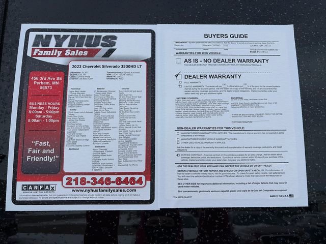 Used 2023 Chevrolet Silverado 3500 LT w/ Fleet Comfort Package AWD/4WD image 49