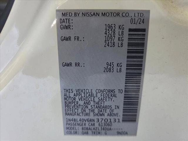 Used 2024 Nissan Altima 2.5 SV FWD image 22