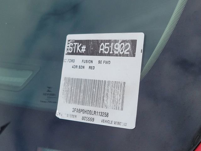 Certified 2020 Ford Fusion SE w/ Equipment Group 151A FWD image 30