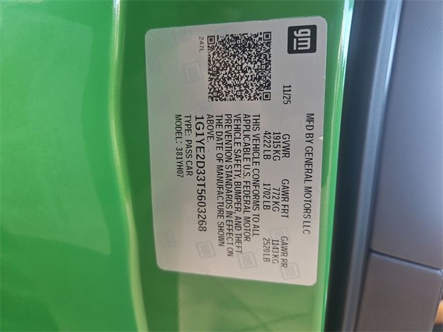 New 2026 Chevrolet Corvette Z06 image 23