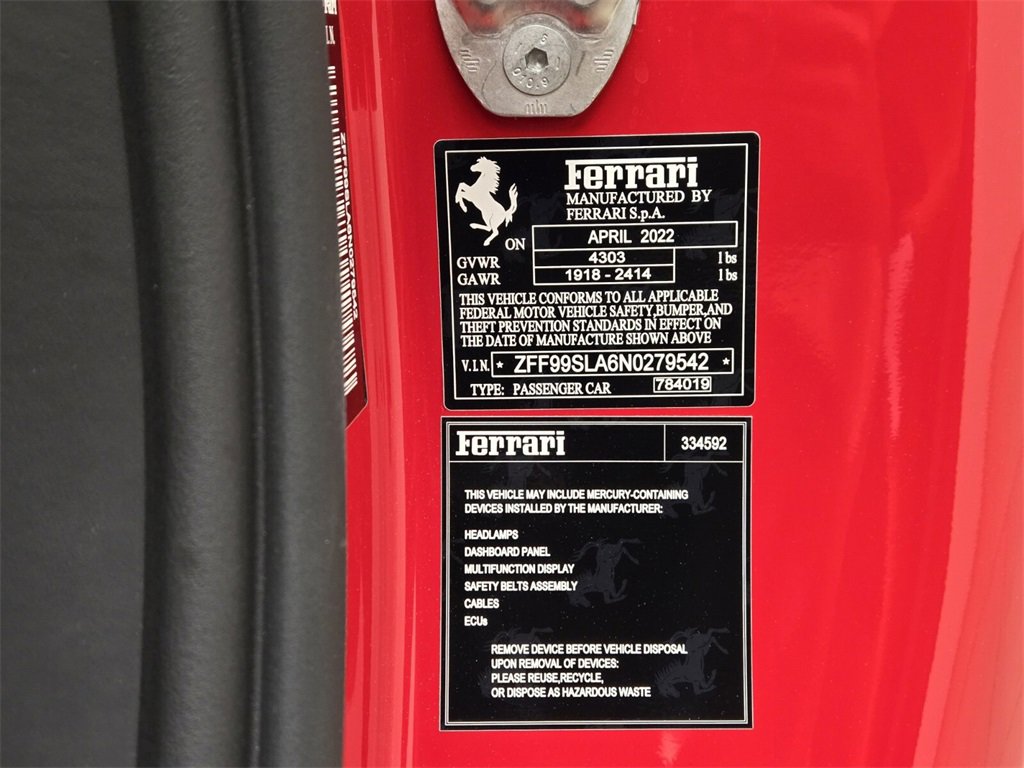 Used 2022 Ferrari 296 GTB image 36