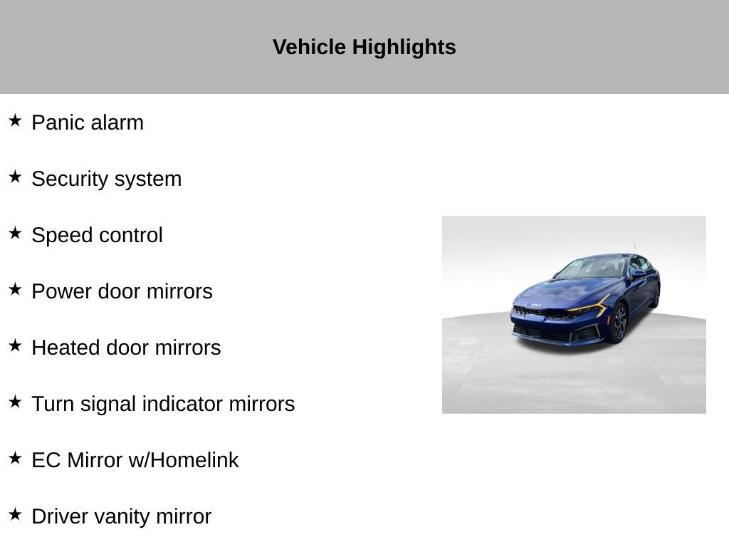 Certified 2025 Kia K5 EX FWD image 46