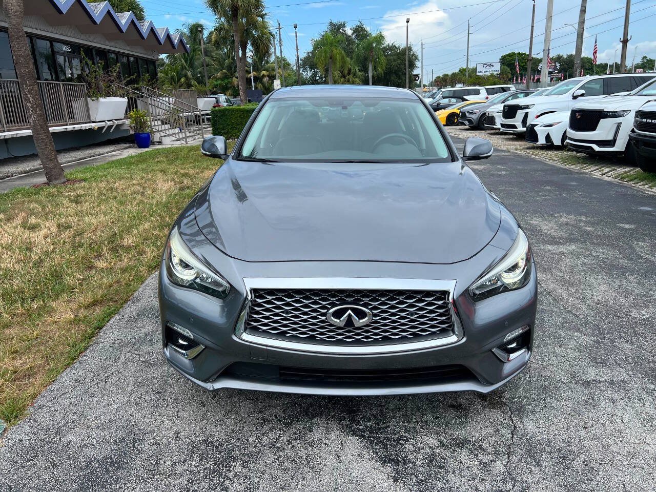 Used 2022 INFINITI Q50 Luxe w/ Cargo Package AWD/4WD image 3