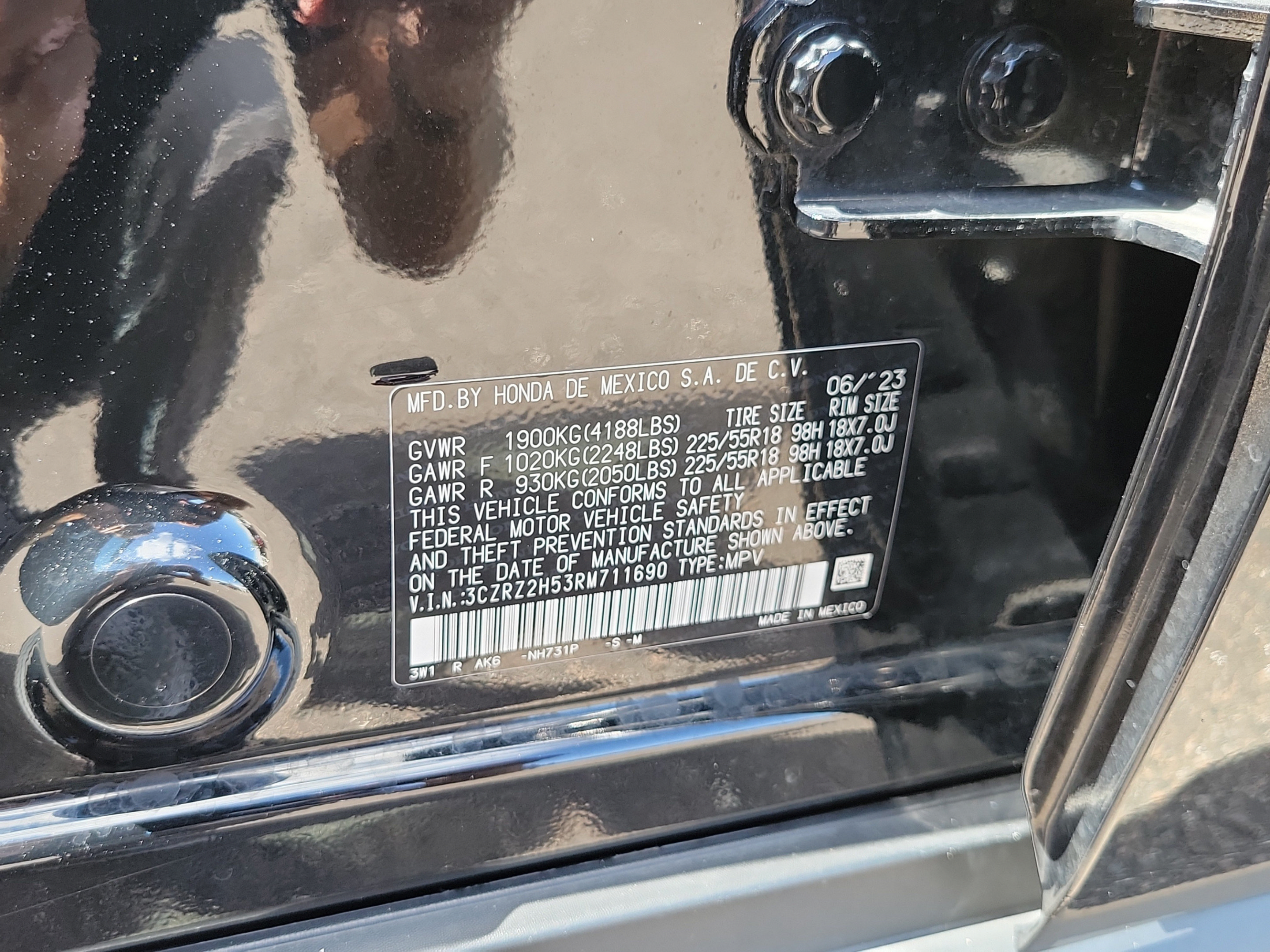 Certified 2024 Honda HR-V Sport image 33