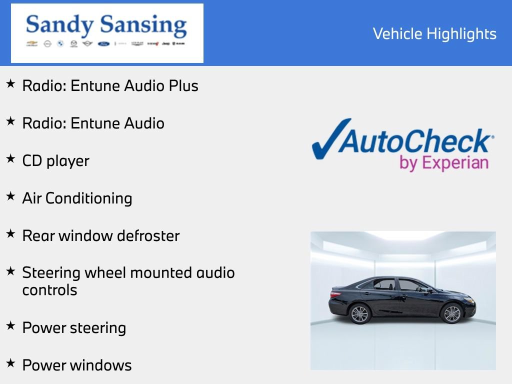 Used 2016 Toyota Camry SE FWD image 7