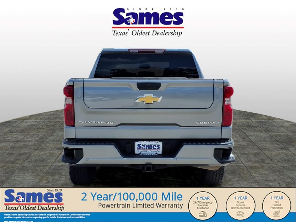 Used 2024 Chevrolet Silverado 1500 Custom w/ Turbomax Blackout Package RWD image 5