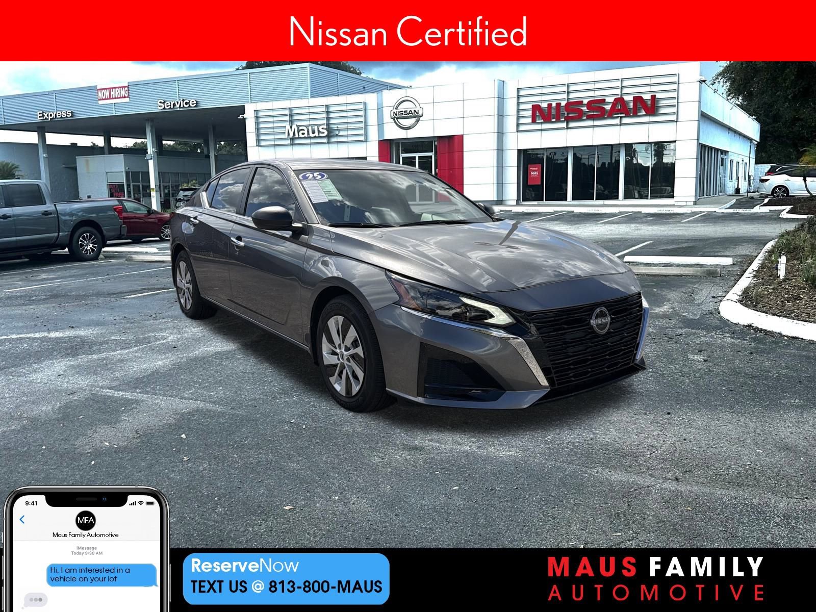 Certified 2025 Nissan Altima 2.5 S