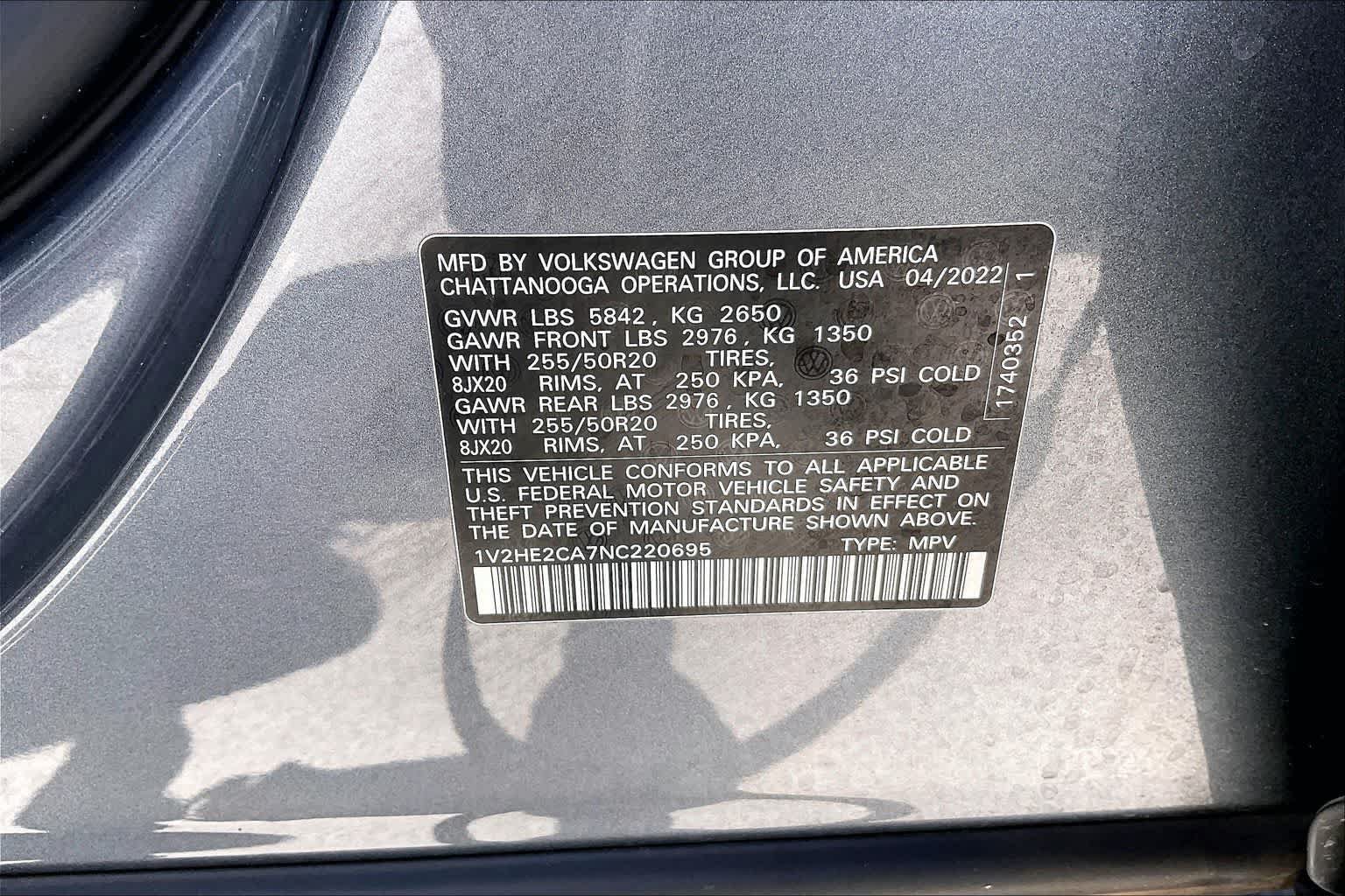 Used 2022 Volkswagen Atlas Cross Sport SE AWD/4WD image 20