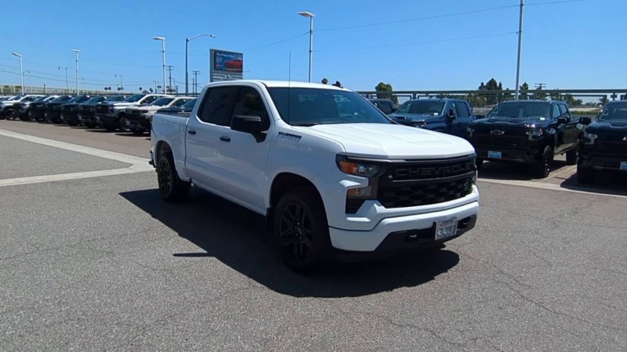Used 2023 Chevrolet Silverado 1500 Custom w/ LPO, Dark Essentials Package RWD image 2
