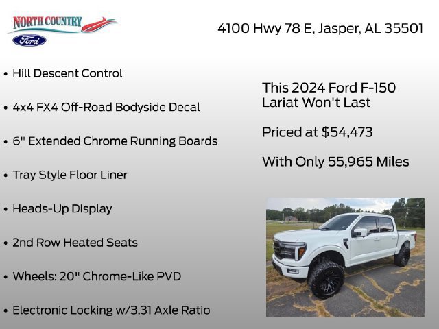 Used 2024 Ford F150 Lariat w/ Equipment Group 502A High AWD/4WD image 29