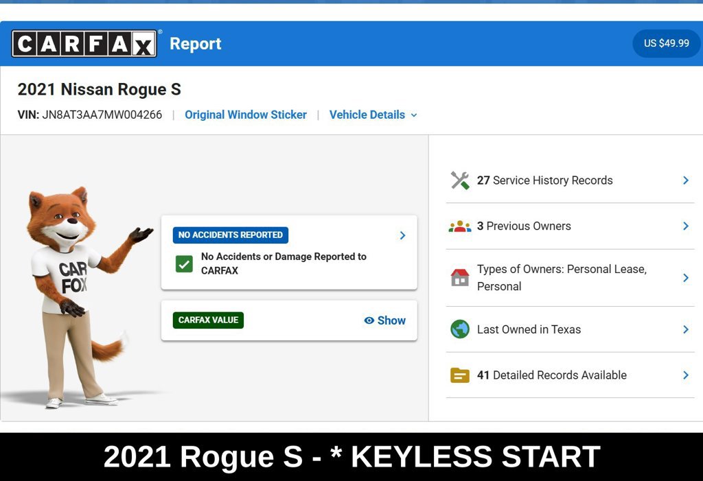 Used 2021 Nissan Rogue S FWD image 9