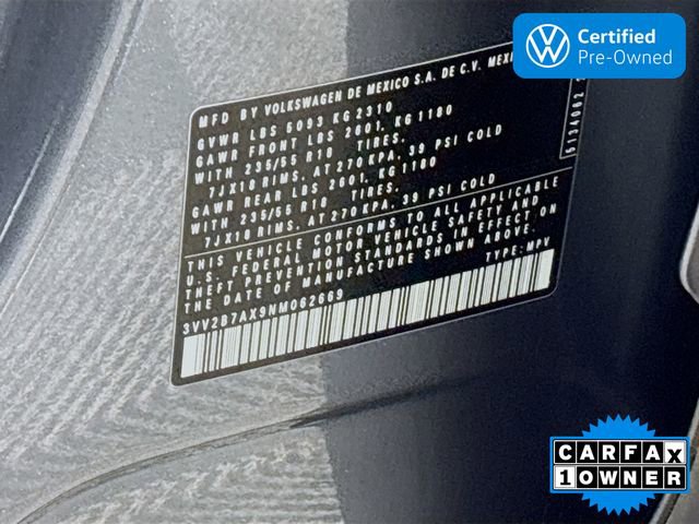 Certified 2022 Volkswagen Tiguan SE w/ Panoramic Sunroof Package image 34