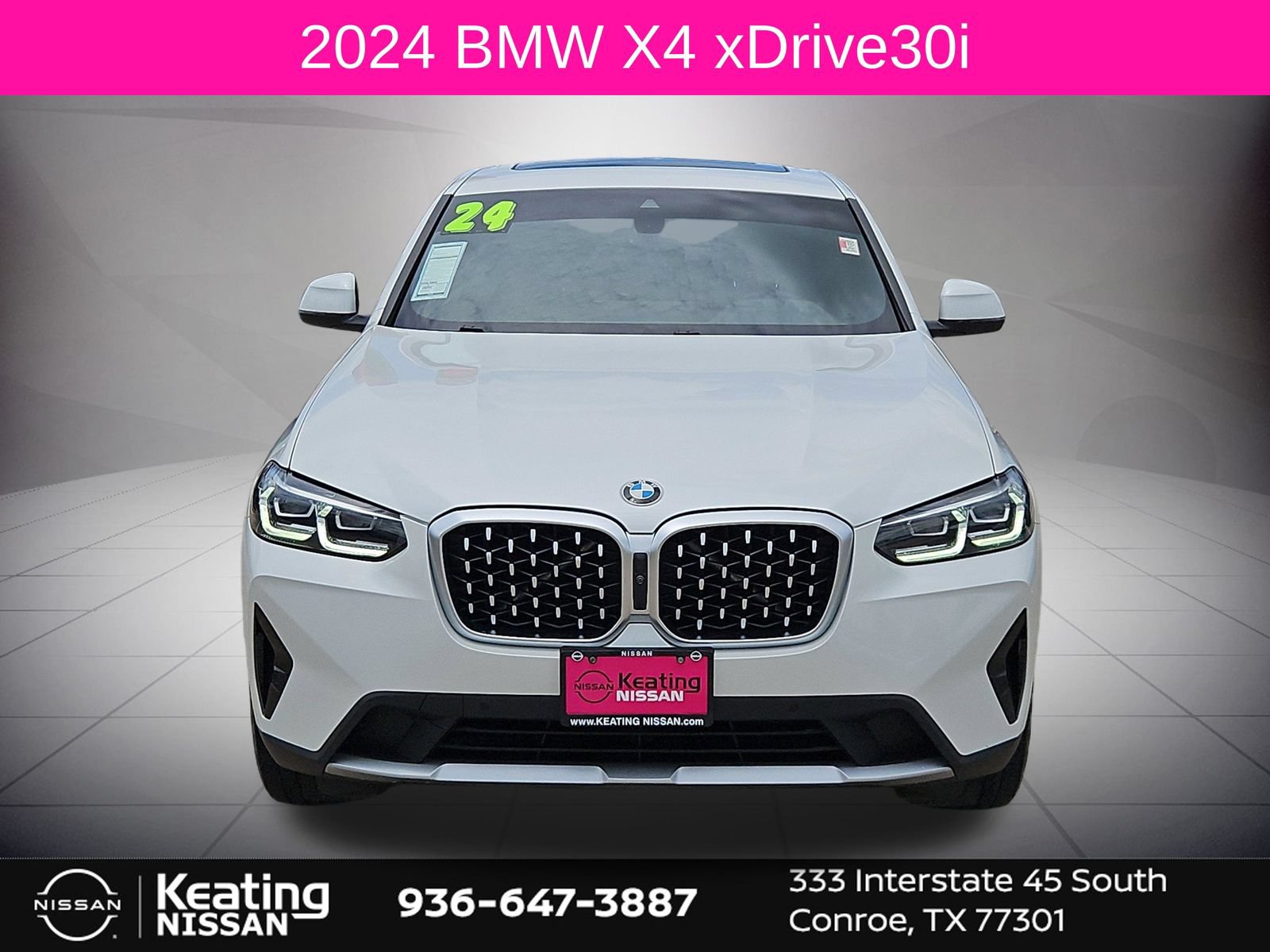Used 2024 BMW X4 xDrive30i w/ Parking Assistance Package AWD/4WD image 2