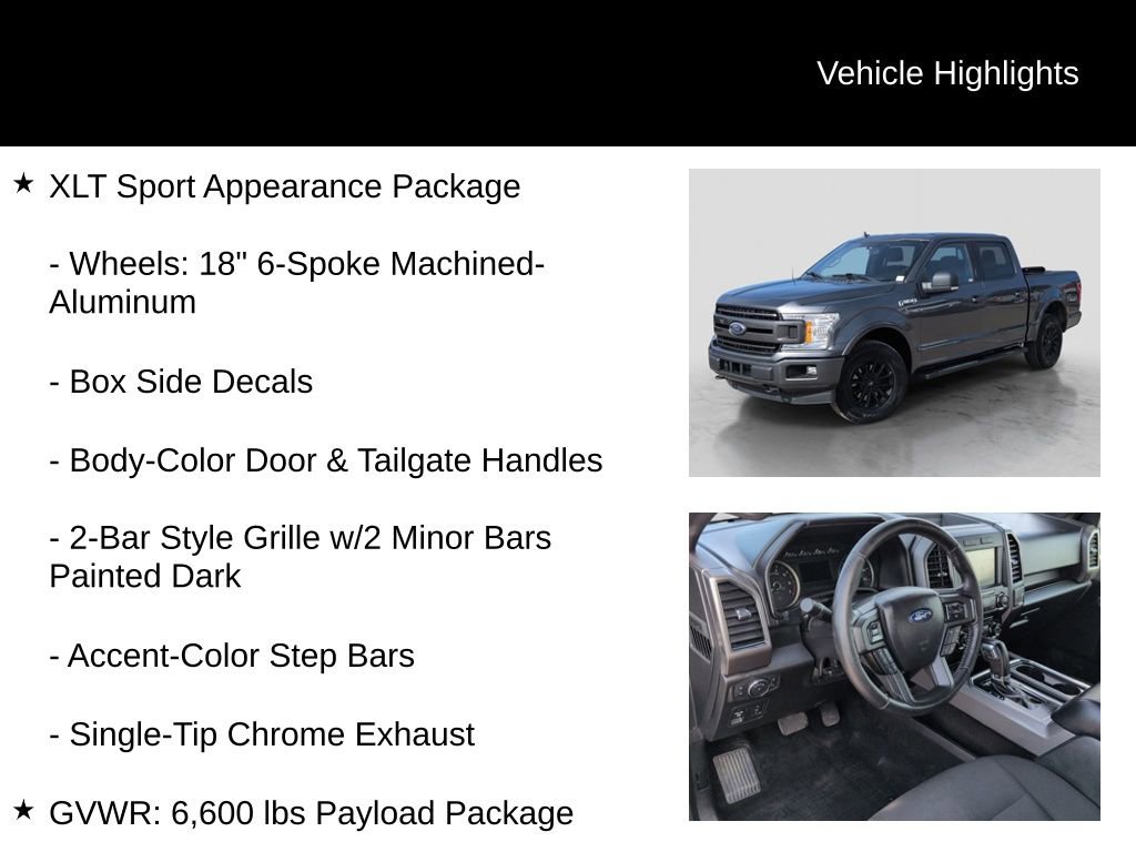Used 2018 Ford F150 XLT w/ Equipment Group 302A Luxury image 21