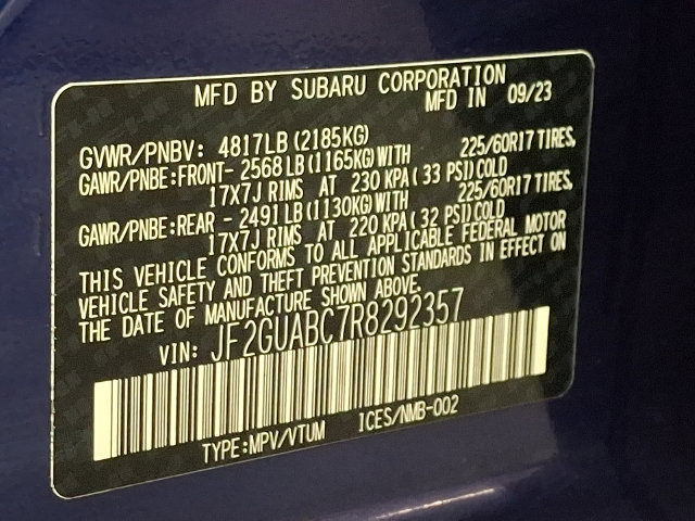 Used 2024 Subaru Crosstrek 2.0i AWD/4WD image 26