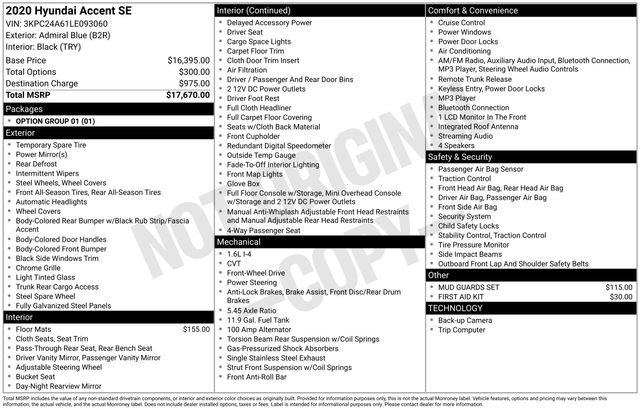 Used 2020 Hyundai Accent SE image 12