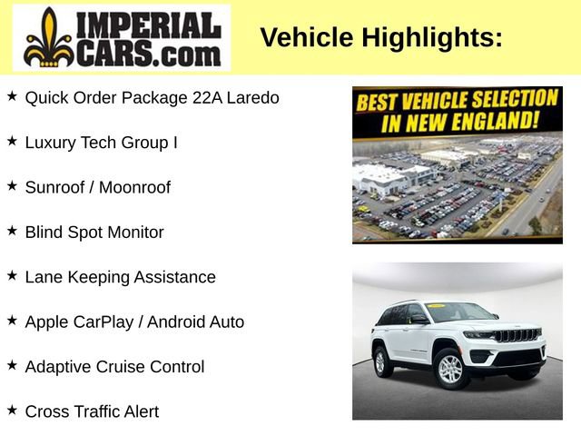 Used 2023 Jeep Grand Cherokee Laredo w/ Luxury Tech Group I AWD/4WD image 7