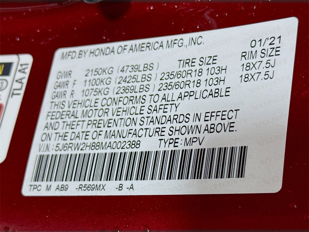 Used 2021 Honda CR-V EX-L image 35