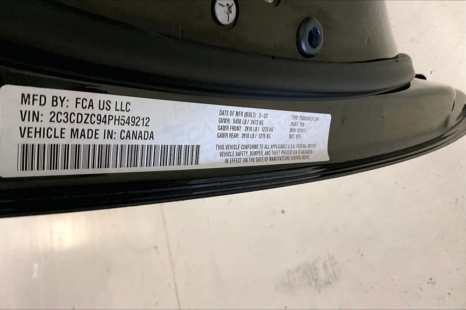 Used 2023 Dodge Challenger SRT Hellcat RWD image 62