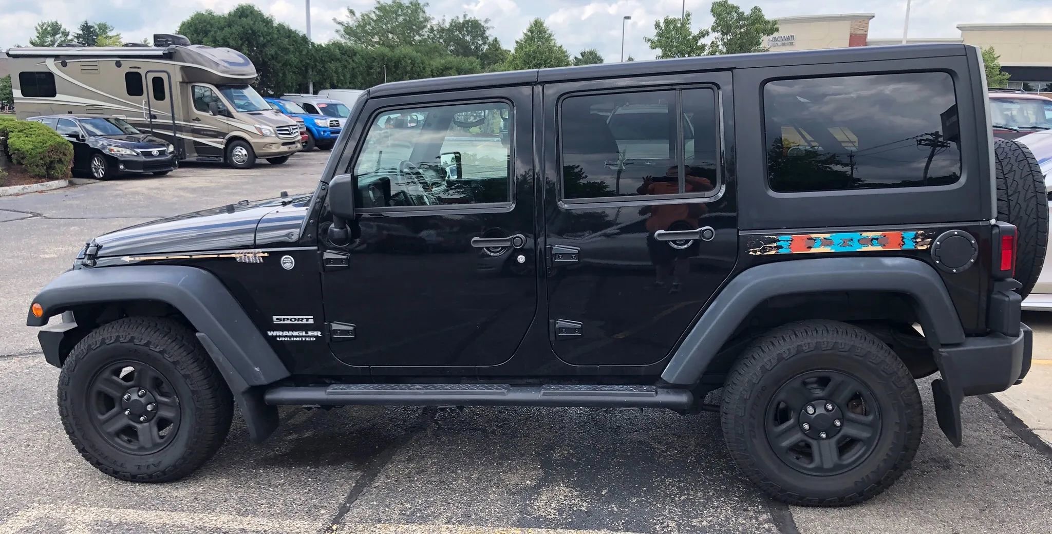 Used 2015 Jeep Wrangler Unlimited Sport w/ Mopar Black Appearance Group image 29