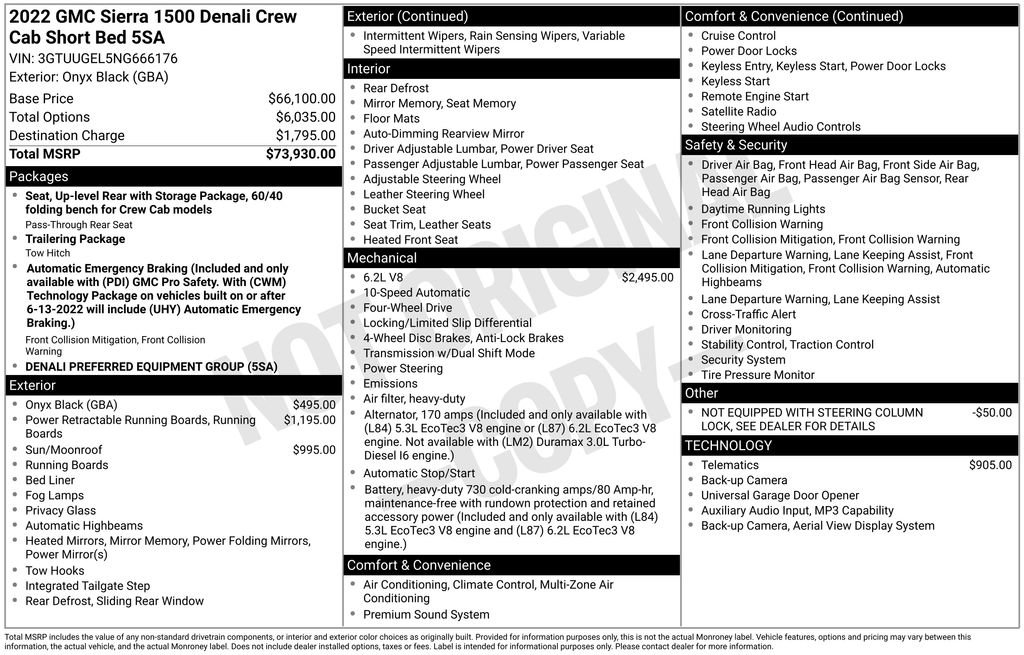 Used 2022 GMC Sierra 1500 Denali AWD/4WD image 6