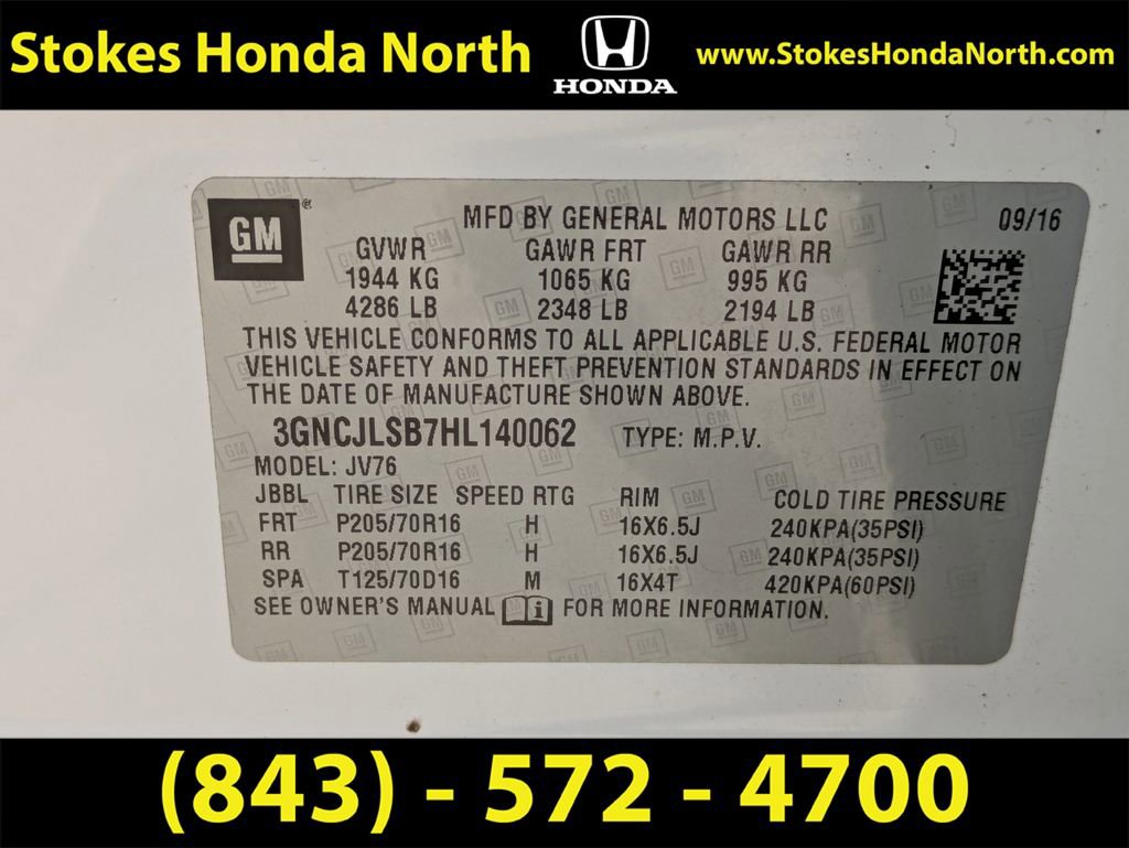 Used 2017 Chevrolet Trax LT FWD image 9