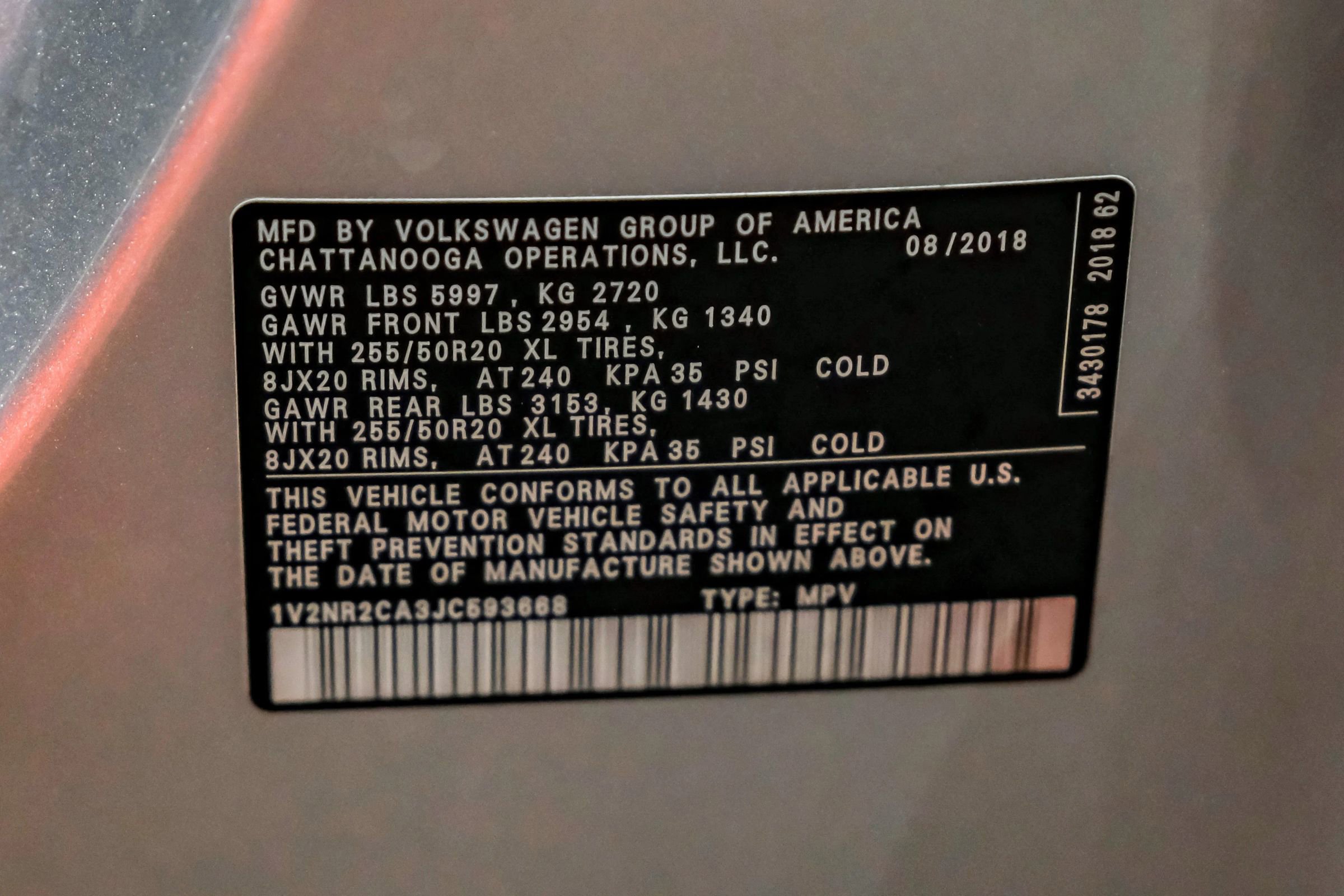 Used 2018 Volkswagen Atlas SEL Premium image 60