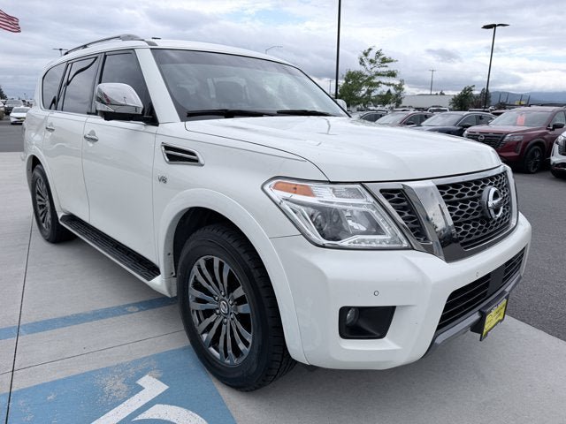 Certified 2019 Nissan Armada Platinum w/ Captain's Chairs Package AWD/4WD image 3