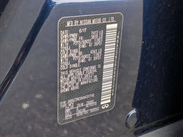 Used 2017 INFINITI QX80 Signature Edition w/ All Season Package image 28