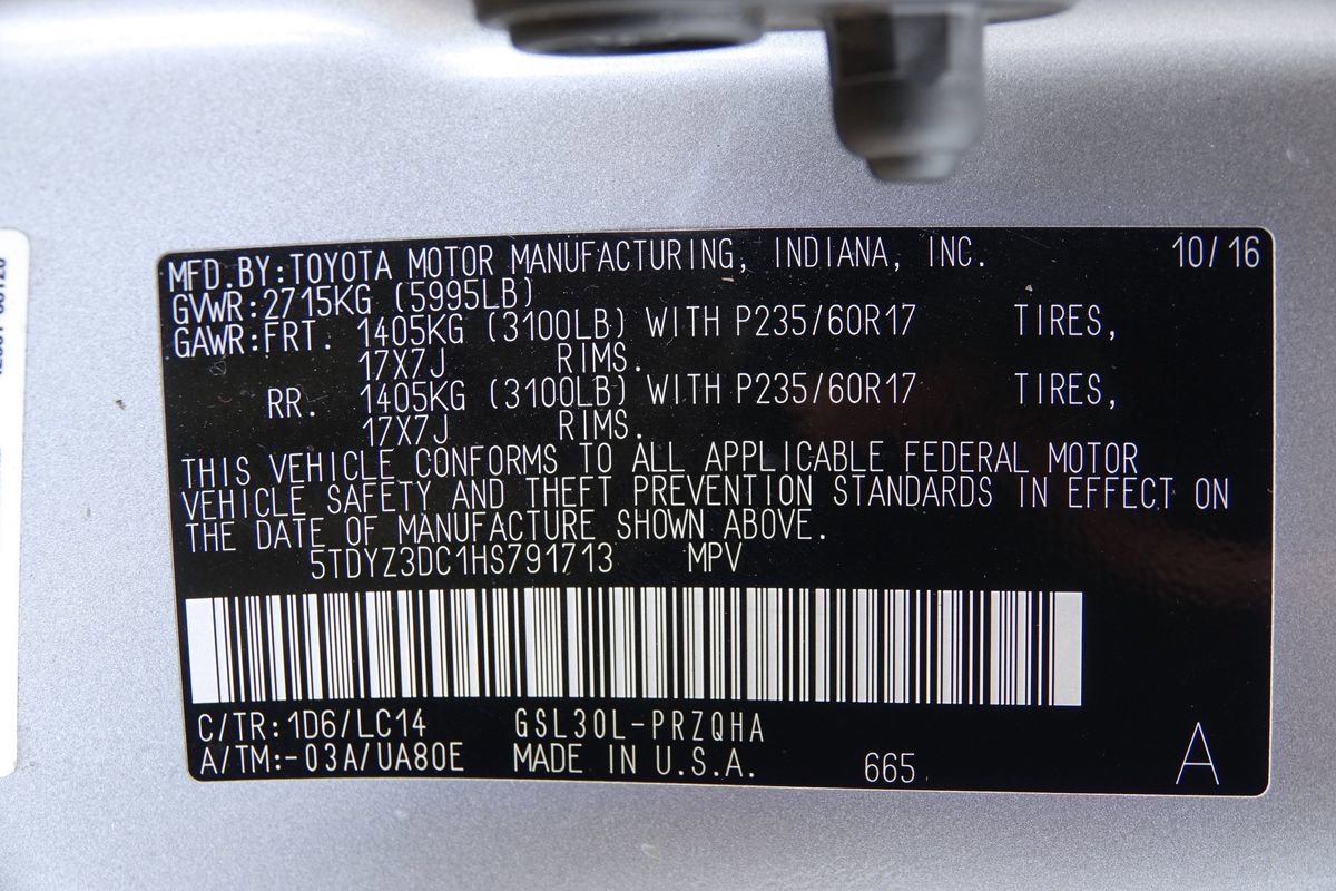 Used 2017 Toyota Sienna XLE FWD image 43