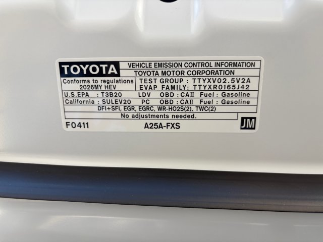 New 2026 Toyota Camry XSE w/ Premium Plus Package FWD image 10