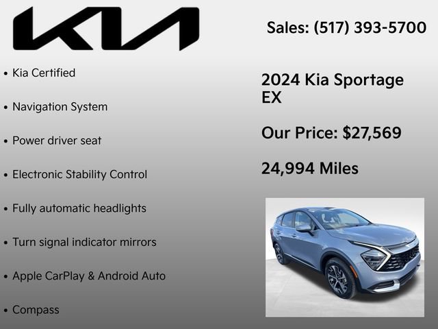 Used 2024 Kia Sportage EX FWD image 7