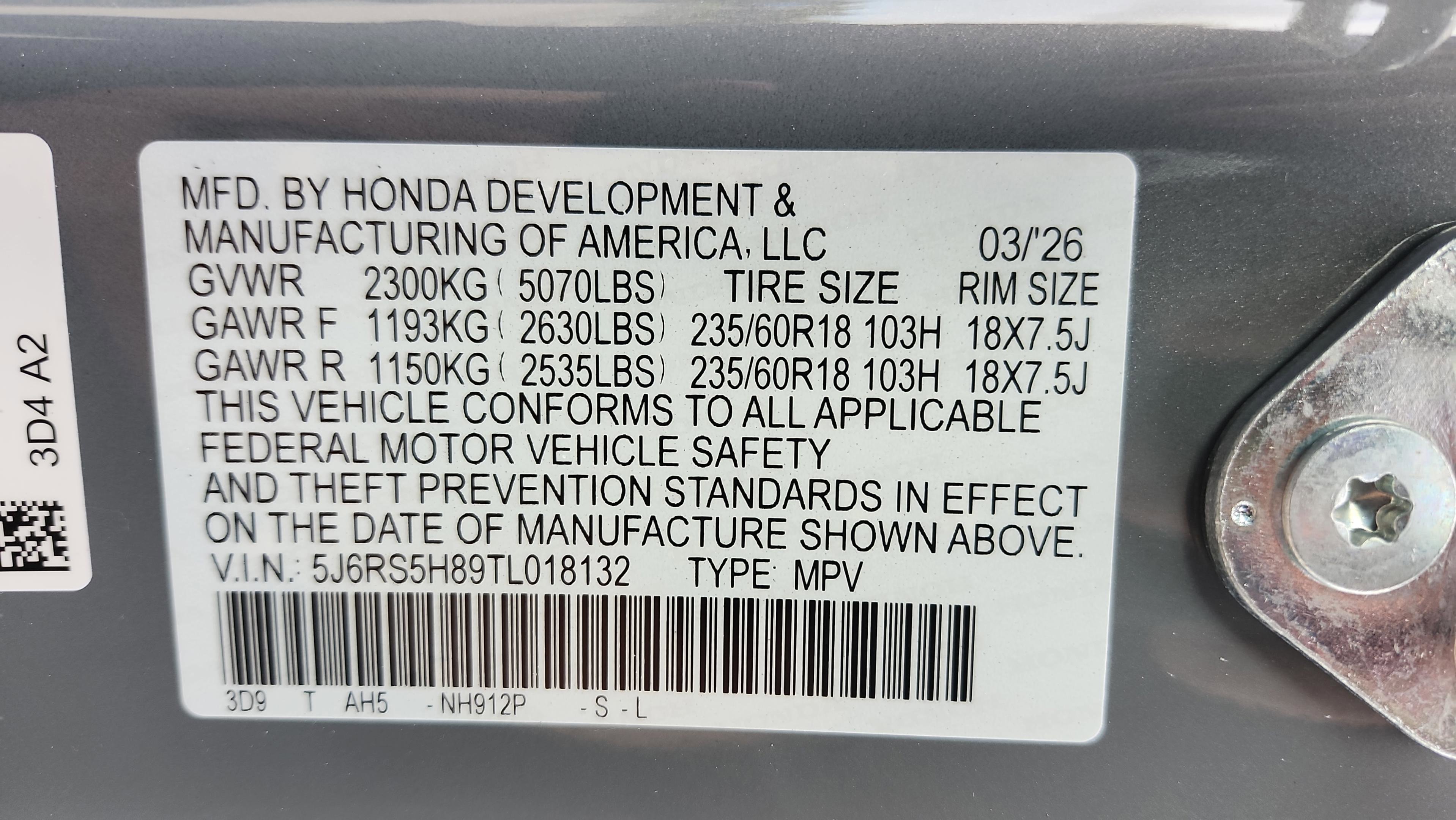 New 2026 Honda CR-V Sport-L image 26