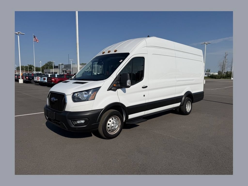 Used 2023 Ford Transit 350 148 High Roof Extended DRW w/ Fleet Safety Package