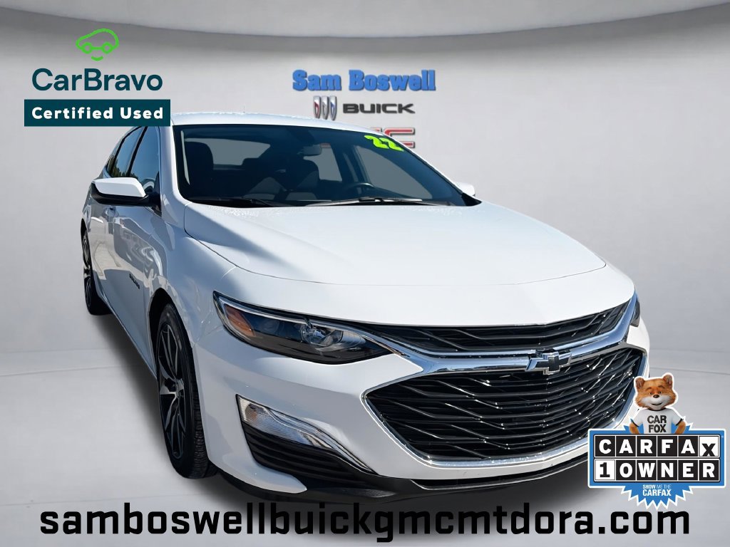 Certified 2022 Chevrolet Malibu RS