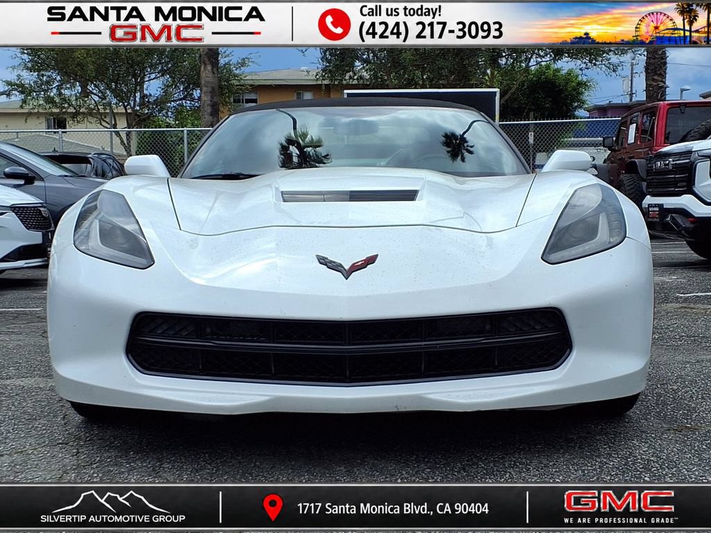 Certified 2016 Chevrolet Corvette Stingray Convertible w/ Carbon Flash Badge Package RWD image 2